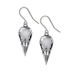 Alchemy Of England Coeur Crane Skull Earrings Accessories