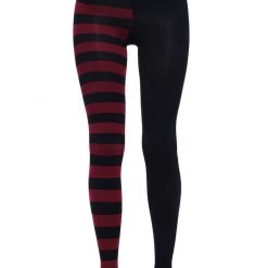 KillStar Blood Red Striped Ella Tights Gals