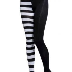 KillStar Black & White Striped Ella Tights 7 KillStar Black & White Striped Ella Tights