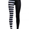 KillStar Black & White Striped Ella Tights 1 KillStar Black & White Striped Ella Tights