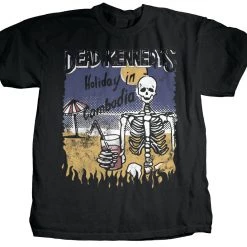 Band Merchandise Guys Dead Kennedys Holiday Skeleton Shirt
