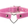 Funk Plus Baby Pink Velvet Heart Ring Choker Gals