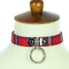 Funk Plus Anarchy In The UK Red Plaid Choker