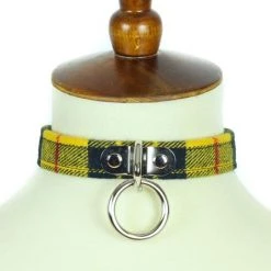 Funk Plus Anarchy In The UK Pink Yellow Choker Gals