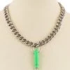 Funk Plus Green Bullet Chain Necklace