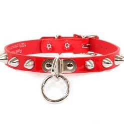 Funk Plus Red Doomsday UK Studded Choker