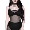 KillStar Gals Feral AF Black Fishnet Dress