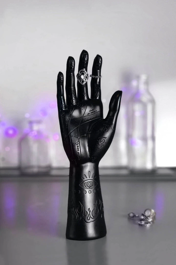 KillStar Jewelry Black Fortuna Hand Ring Stand 3 KillStar Jewelry Black Fortuna Hand Ring Stand