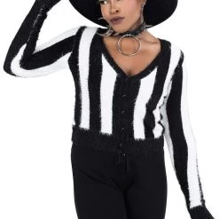 KillStar Gals Freakshow Striped Cardigan