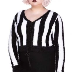 KillStar Gals Freakshow Striped Cardigan