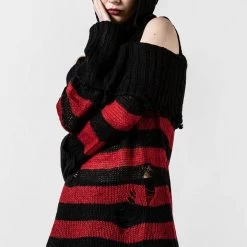 KillStar Gals Freddy Hooded Knit Sweater (Unisex)