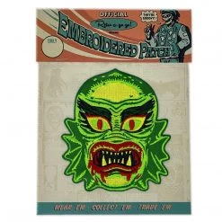 Retro-A-Go-Go Fish Face Creature Patch Patches