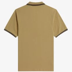 Fred Perry Polo Shirt Desert Sand // Black