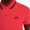 Fred Perry Polo Shirt Pink Flamingo // Black Gals