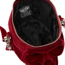 KillStar Blood Red Grave Digger Skull Bag Gals