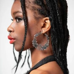 KillStar Grimwood Hoop Earrings Accessories