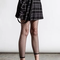 KillStar Gunner Pleated Skirt Ash Gray Plaid Gals 8 KillStar Gunner Pleated Skirt Ash Gray Plaid Gals