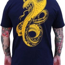 Black Market Art Company Golden Cobra Shirt Guys