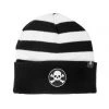 Sourpuss Skull N Bones Stripe Knit Beanie
