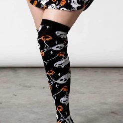 KillStar Haunted Pumpkin Knee-High Socks Gals
