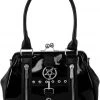 KillStar Gals Hear Me Hiss Black Handbag