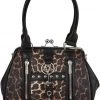 KillStar Hear Me Hiss Leopard Print Handbag