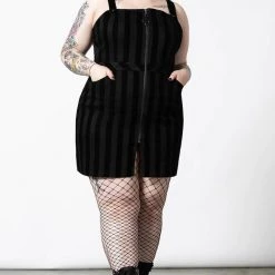 KillStar Holystone Striped Zip Dress Gals