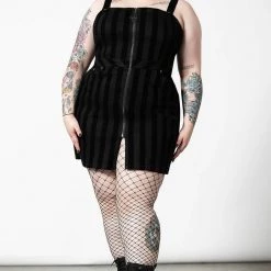 KillStar Holystone Striped Zip Dress Gals