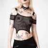 KillStar Hurricane Fishnet Crop Top Gals