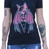 Lowbrow Art Company Hanging Around Bat Girl V Neck