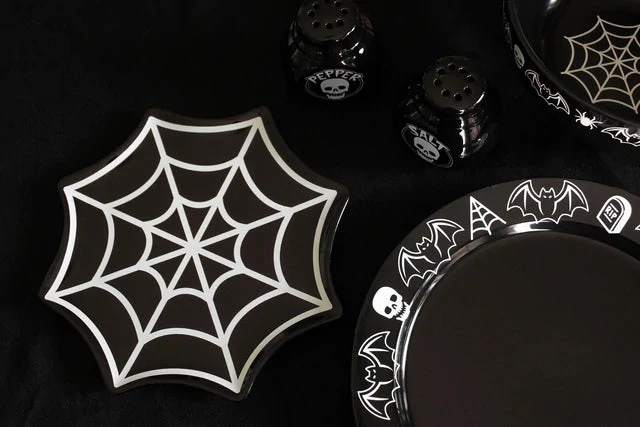 Sourpuss Housewares Spiderweb Dessert Plate 5 Sourpuss Housewares Spiderweb Dessert Plate