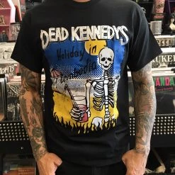 Band Merchandise Guys Dead Kennedys Holiday Skeleton Shirt