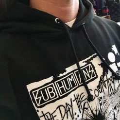 Band Merchandise Subhumans Day The Country Died Hoodie Guys