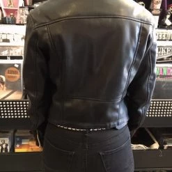 DeadRockers The Fatale Vegan Black Leather Jacket