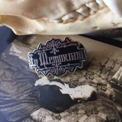 L'esquelet In Memoriam Coffin Plaque Pin Patches