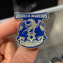 Band Merchandise Vanilla Muffins Enamel Pin Pins