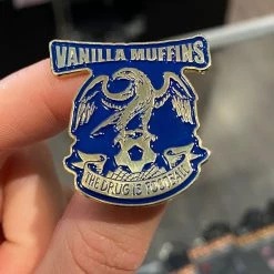 Band Merchandise Vanilla Muffins Enamel Pin Pins