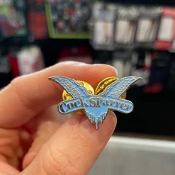 Band Merchandise Pins Cock Sparrer Blue Logo Pin