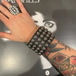 Funk Plus Quad Round Stud Wristband Accessories