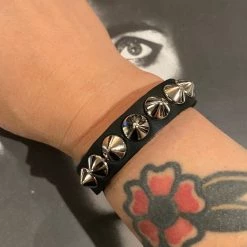 Funk Plus Single Row Cone Stud Wristband