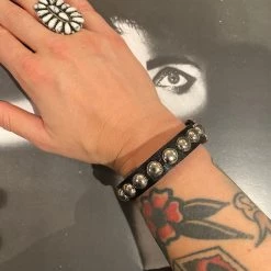 Funk Plus Accessories Single Row Spot Stud Wristband