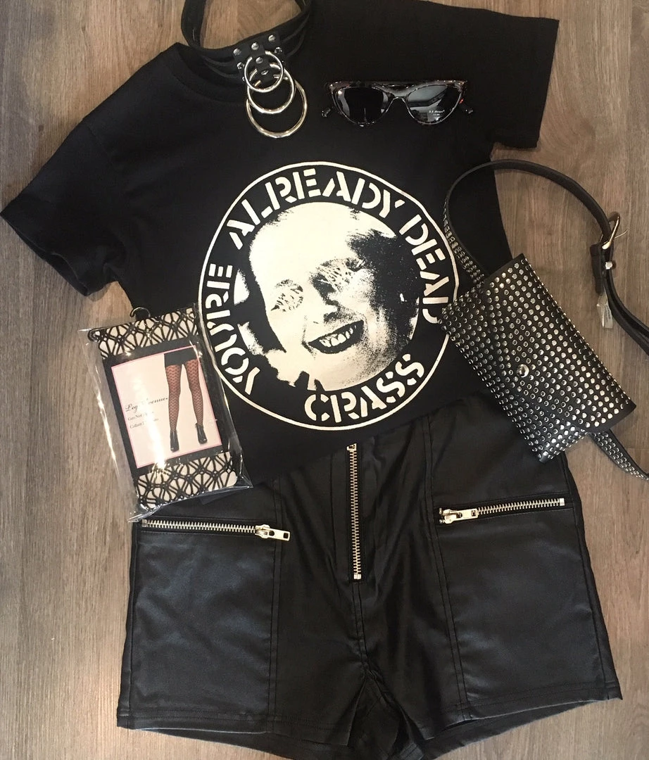 DeadRockers Turbo Lover Studded Waist Belt Bag 4 DeadRockers Turbo Lover Studded Waist Belt Bag