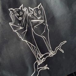 L'esquelet Nocturnal Lovers Bat Tote Bag