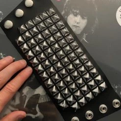 Funk Plus 6 Row Black Pyramid Stud Gauntlet Accessories