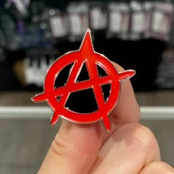 Other Anarchy Sign Enamel Pin Patches