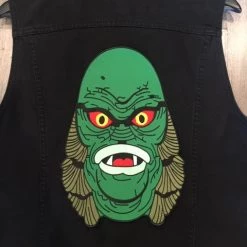 Rock Rebel Creature Head Large Back Patch Patches