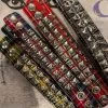 Funk Plus 2 Row Plaid Pyramid Stud Wristband (Various Colors)