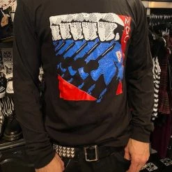 Band Merchandise Guys MDC Cops Logo Long Sleeve Shirt