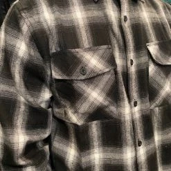 DeadRockers Black & White Mens Flannel