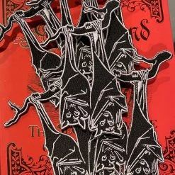L'esquelet Patches Nocturnal Lovers Bat Patch